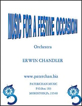 Music for a Festive Occasion Orchestra sheet music cover